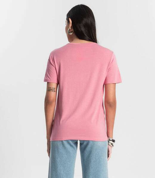 Blusa Feminina Viscotorcion Rovitex Rosa