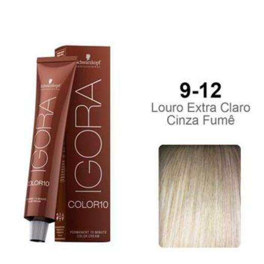 Image_Schwarzkopf Igora Color10 Coloração 10 9/12 Louro Extra Claro Cinza Fumê 60ml