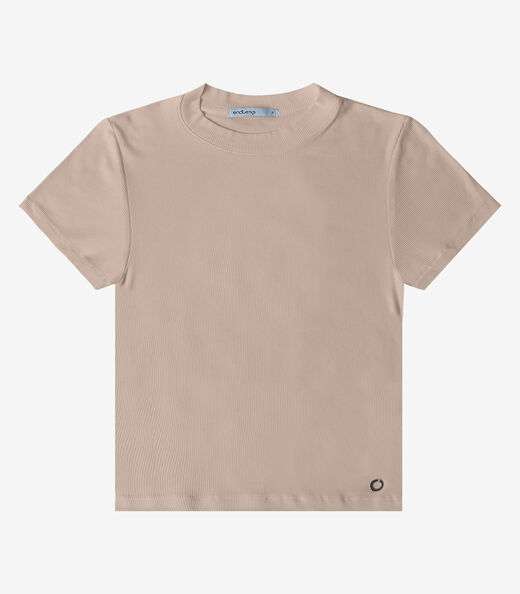 Blusa Feminina Em Ribana Endless Marrom