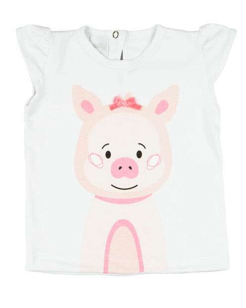 Pijama Curto Menina Infantil 10 Meses a 4 Anos Cotton Fino Verão Manga Curta Bic