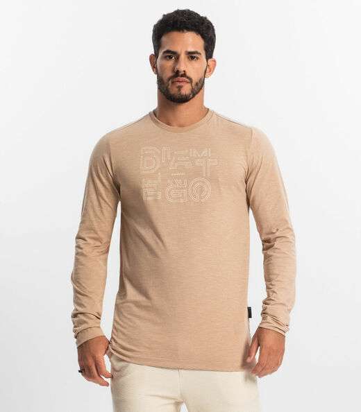 Image_Camiseta Masculina Manga Longa Diametro Marrom