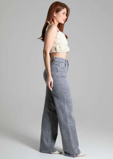 Calça Sawary Jeans Wide Leg - 278093
