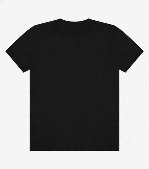 Blusa Feminina Manga Curta Infinita Cor Preto