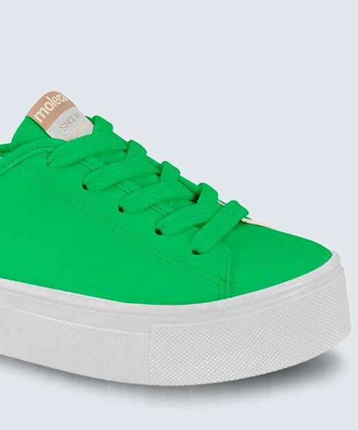 Tênis Casual Feminino Flatform Moleca
