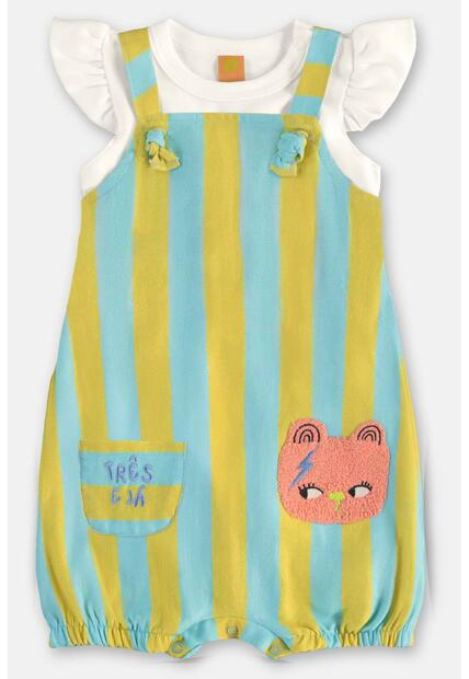 Conjunto para Bebê Menina Três e Já