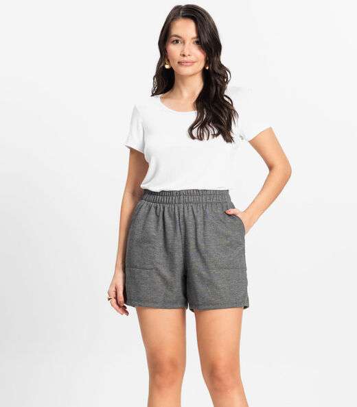 Image_Shorts Moletinho Basic Rovitex Cinza
