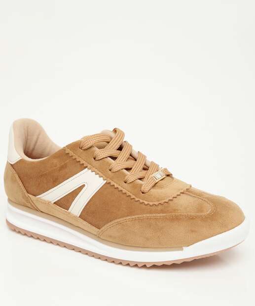 Tênis Casual Feminino Recortes Vizzano 