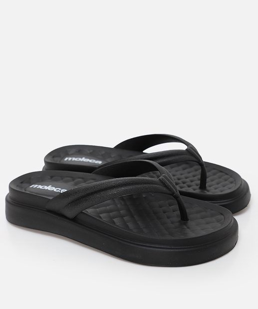 Tamanco Feminino Flatform Moleca Preto