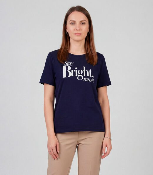 Image_Blusa Feminina Com Estampa Infinita Cor Azul