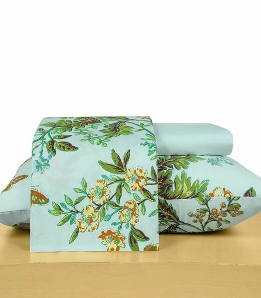 Image_Jogo De Cama Solteiro 3 Peças Lar E Lazer Verde