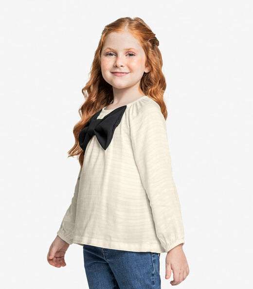 Conjunto Bata Com Calça Jeans Trick Nick Bege