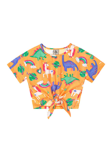 Blusa Infantil Feminino em Cotton Quimby