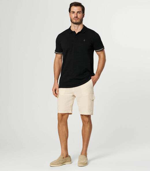 Image_Bermuda Masculina Sarja Com Bolsos Cargo  Shift Cinza