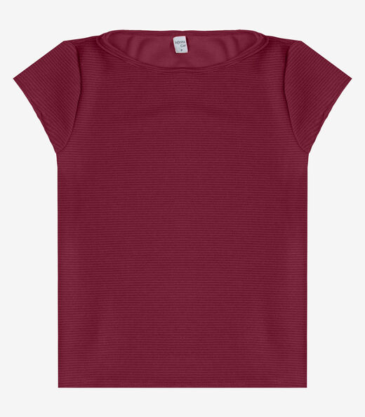 Blusa Feminina Em Tecido Classic Infinita Cor Vermelho