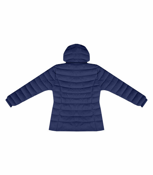 Jaqueta Feminina Plus Size Com Capuz Sea Surf Azul