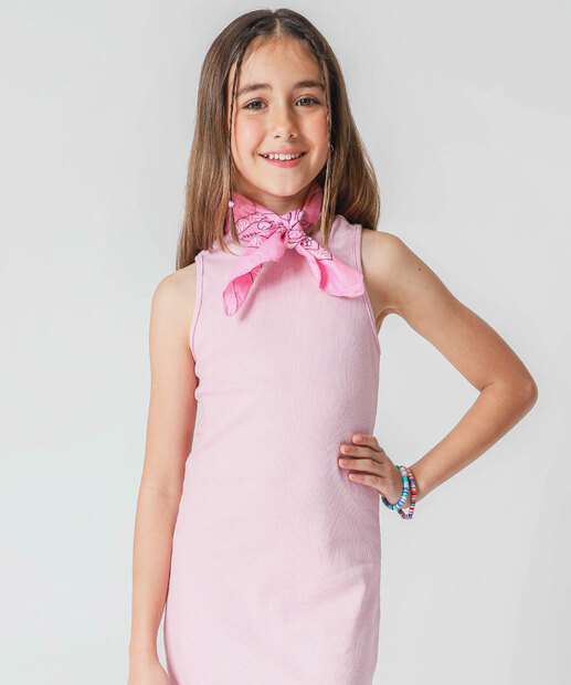 Vestido Infantil Canelado Marisa Tam 10 a 16