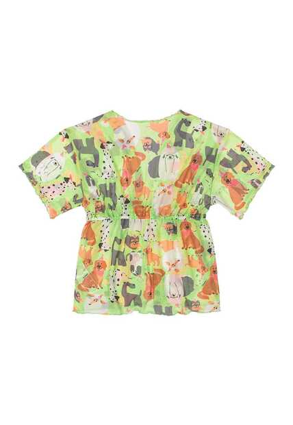 Saida de Praia Estampada para Menina Quimby