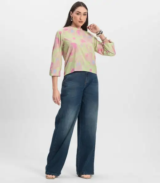 Blusa Manga Longa Infinita Cor Verde