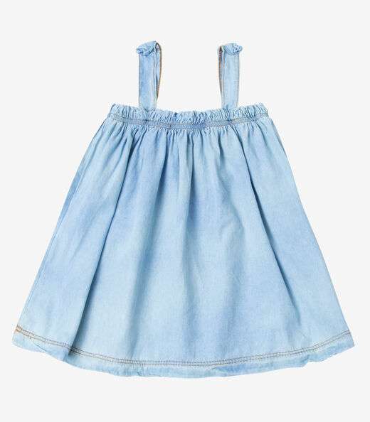 Salopete Infantil Jeans Trick Nick Azul