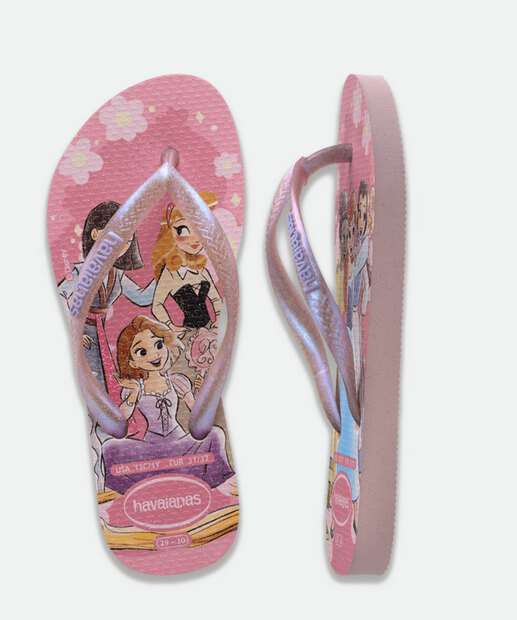 Chinelo Havaianas Infantil Princesas 