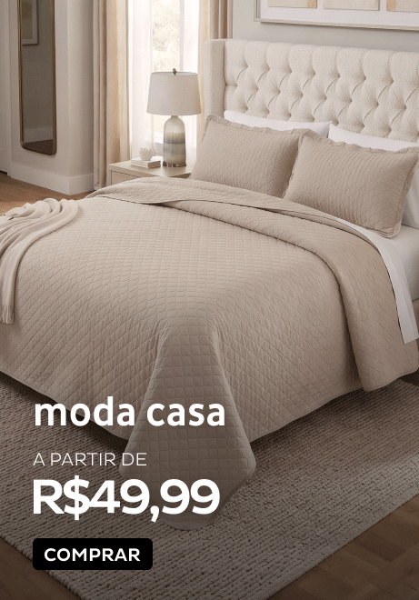 Cama, Mesa e Banho a partir de R$49,99