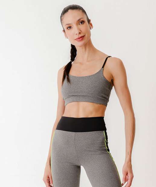 Top Fitness Sem Bojo Alças Finas Marisa