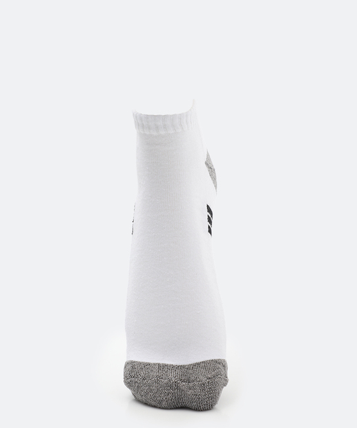 Kit 3 Pares Meias Masculina Cano Curto MR Branco