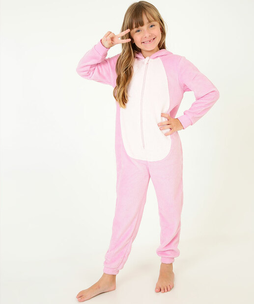 Macacão Pijama Infantil Stitch Disney Tam 2 a 12