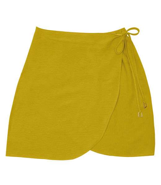 Saia Transpassada Em Air Flow Poá Rovitex Amarelo