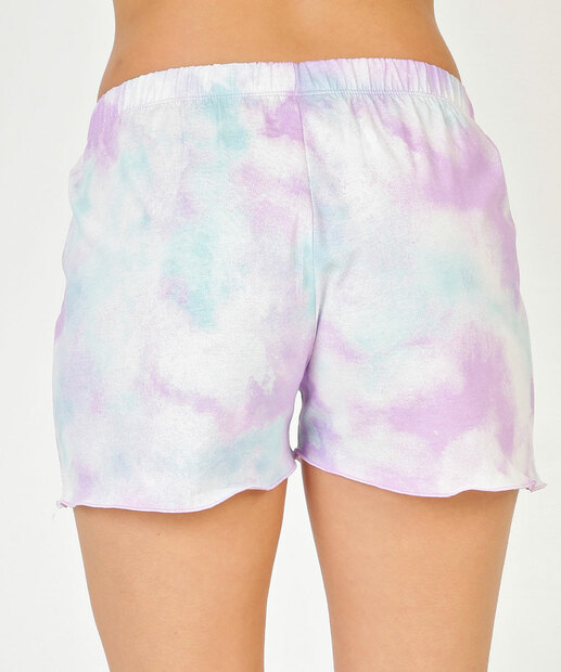 Pijama Feminino Tie Dye Stitch Manga Curta Disney
