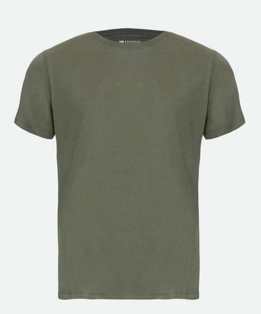 Camiseta Masculina Básica Manga Curta MR