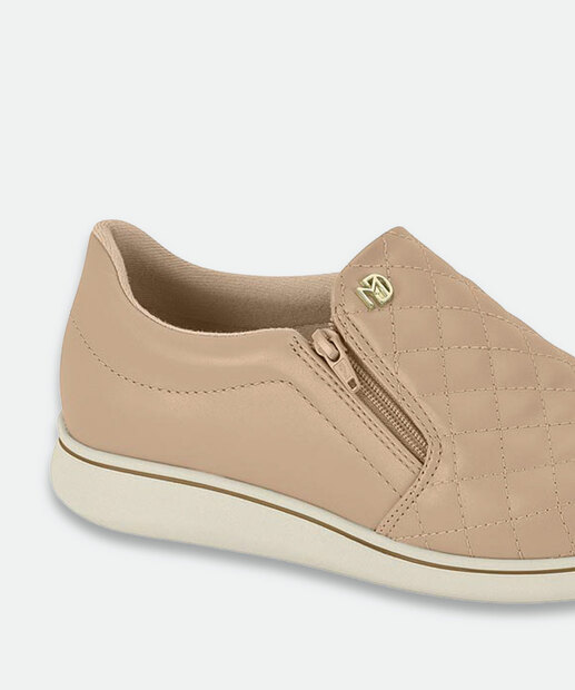 Tênis Slip On Feminino Modare Bege