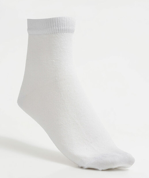 Kit 3 Pares Meias Soquete Feminina Básica Marisa