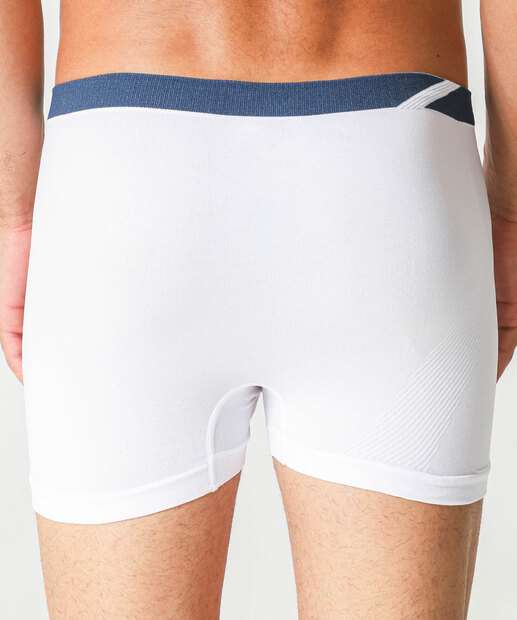 Cueca Masculina Boxer DUOMO Branco