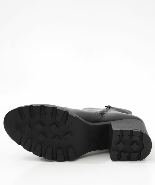 Bota Feminina Cano Curto Via Uno Preto