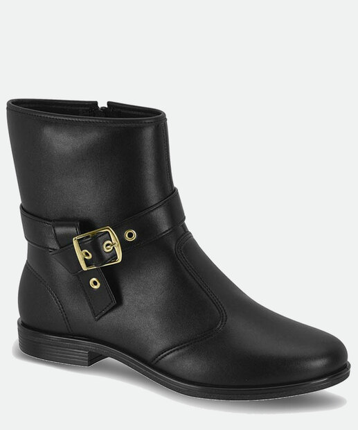 Bota Feminina Cano Curto Salto Grosso Beira Rio 