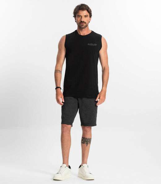 Regata Masculina Diametro Preto