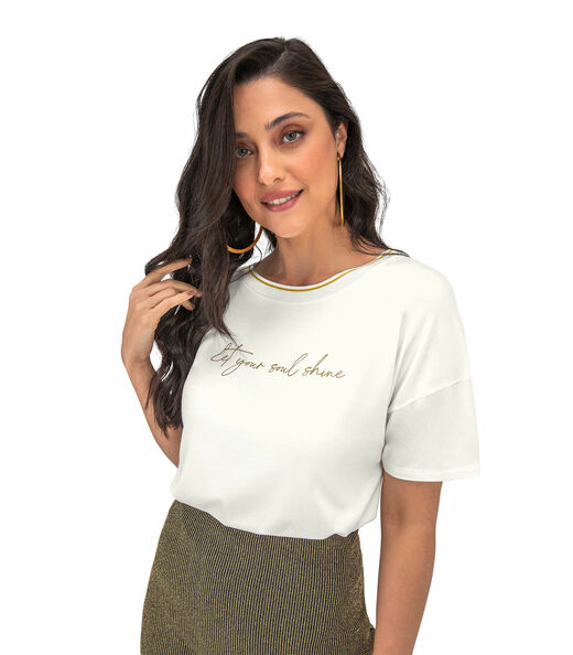 Blusa Feminina Soul Shine Rovitex Bege