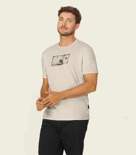 Image_Camiseta Masculina Meia Malha Com Estampa Diametro Bege