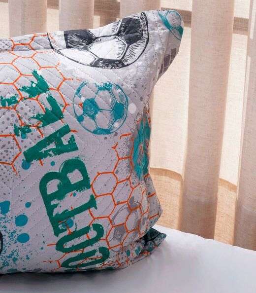 Jogo Cobre Leito Dupla Face Solteiro Bene Casa Cinza