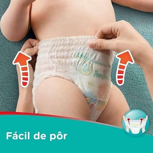 Fralda Confortsec Pants Mega ”Xxg” Pampers Simples Pc28Un