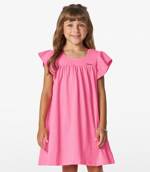 Image_Vestido Infantil em Anarruga Trick Nick Rosa