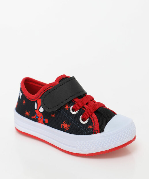 Image_Tênis Infantil Casual Homem Aranha Preto