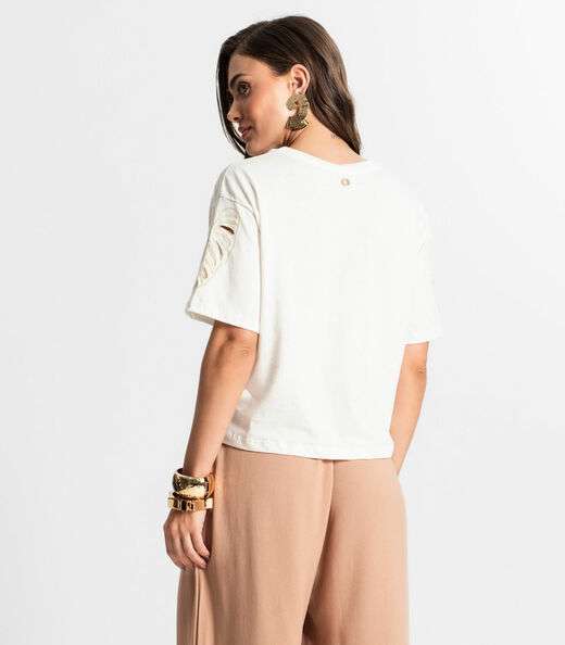 Blusa Feminina Em Meia Malha Endless Bege