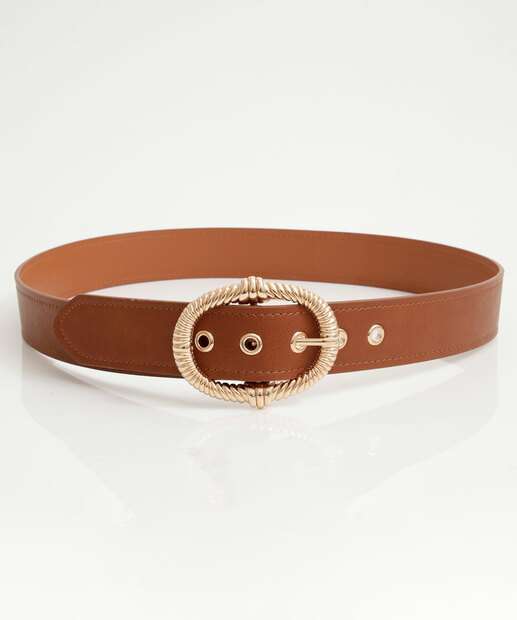 Cinto Feminino Fivela Textura Marisa