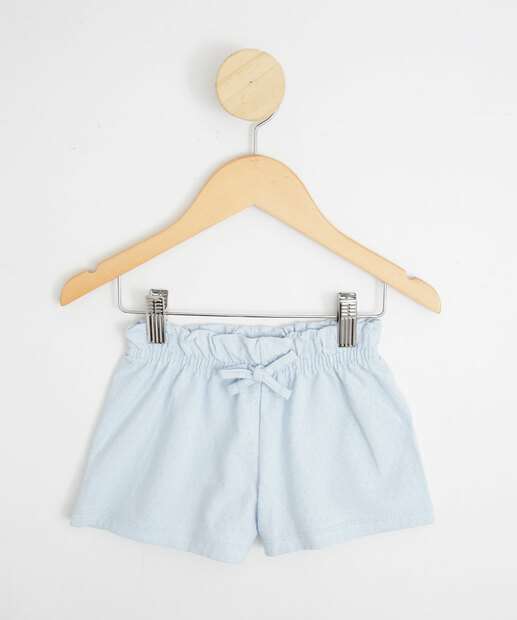 Short Infantil Textura Amarração Marisa Tam 1 a 5