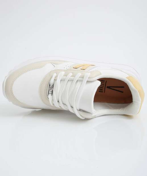 Tênis Casual Feminino Recortes Vizzano