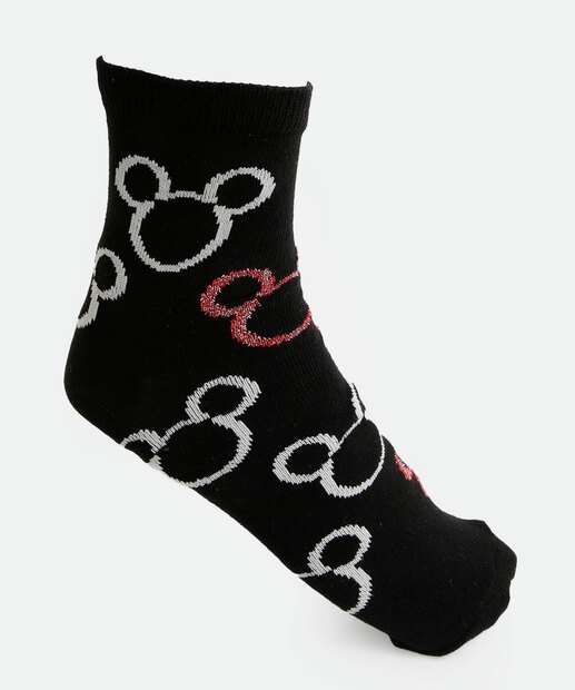 Kit 2 Pares Meias Feminina Disney