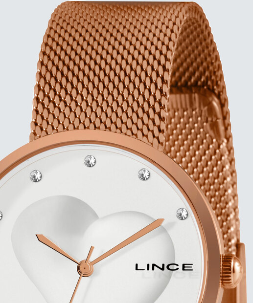 Kit Relógio Feminino Strass Lince LRRH160L KO36B1RX  
