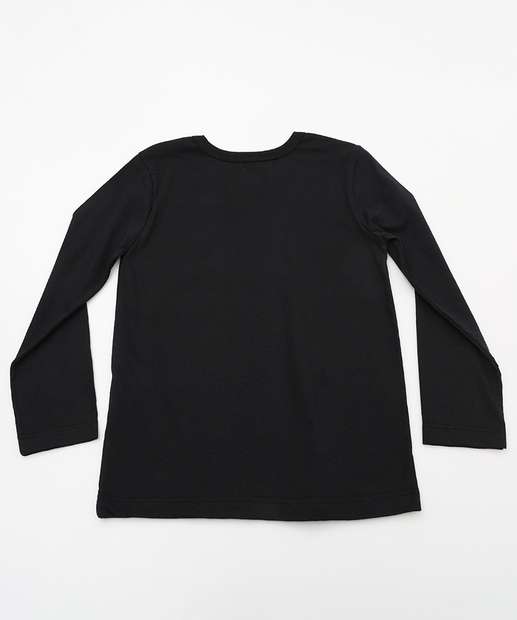 Camiseta Infantil Batman Warner Bros Tam 4 a 10 Preto